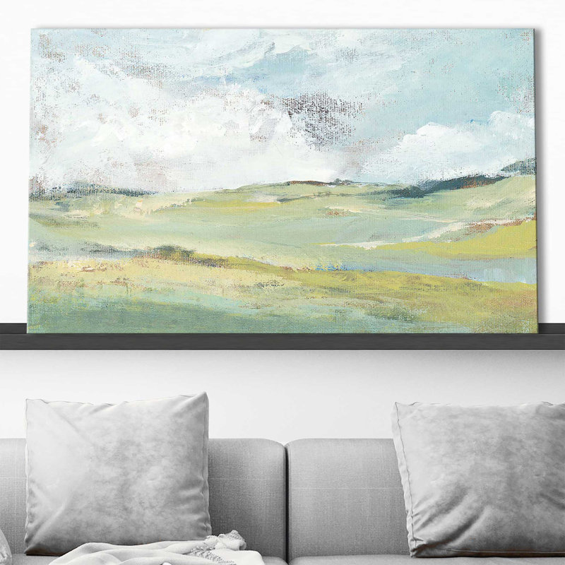 Après-midi champêtre par Lanie Loreth - Peinture, Toile tendue, H 28 po x l 48 po x P 1,5 po