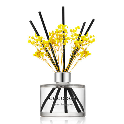 Diffuseur de fleurs Cocodor 200 ml (6,7 oz) / vanille foncée et bois de santal [ensemble de 15]