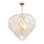 Boa 9-Light Chandelier in Warm Brass by Breegan Jane