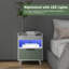 Table de chevet en aluminium Georgeana-1783119091