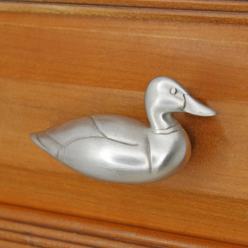 3.3" Mallard Duck Right Facing Knob