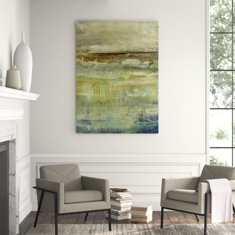 Plateau Painting by Maeve Harris, 54" H x 40" W, Knife Gel