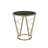 Faux Marble Glass End Table
