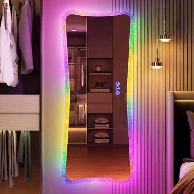 Leaning and Freestanding Full Length Mirror