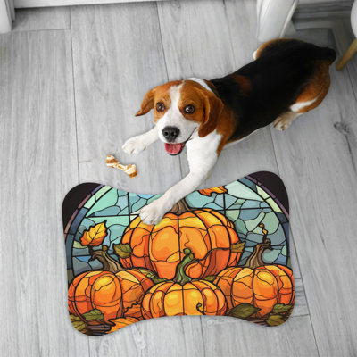 Tapis de vitrail en forme d'os - 1 pièce