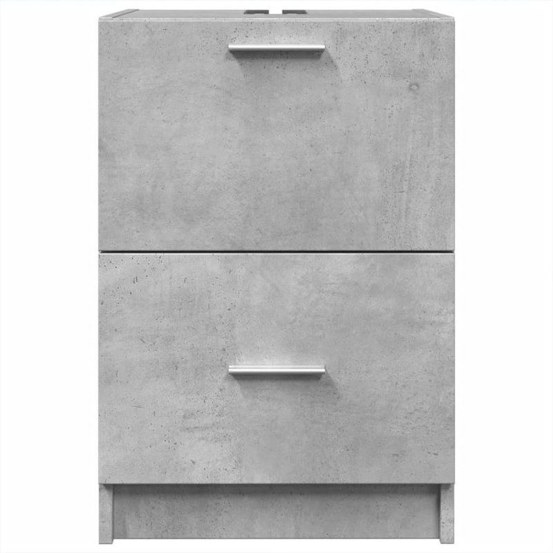 Briell Under Sink Cabinet, Concrete grey