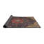 Tapis traditionnel rouge / mauve Ebenier-360794254