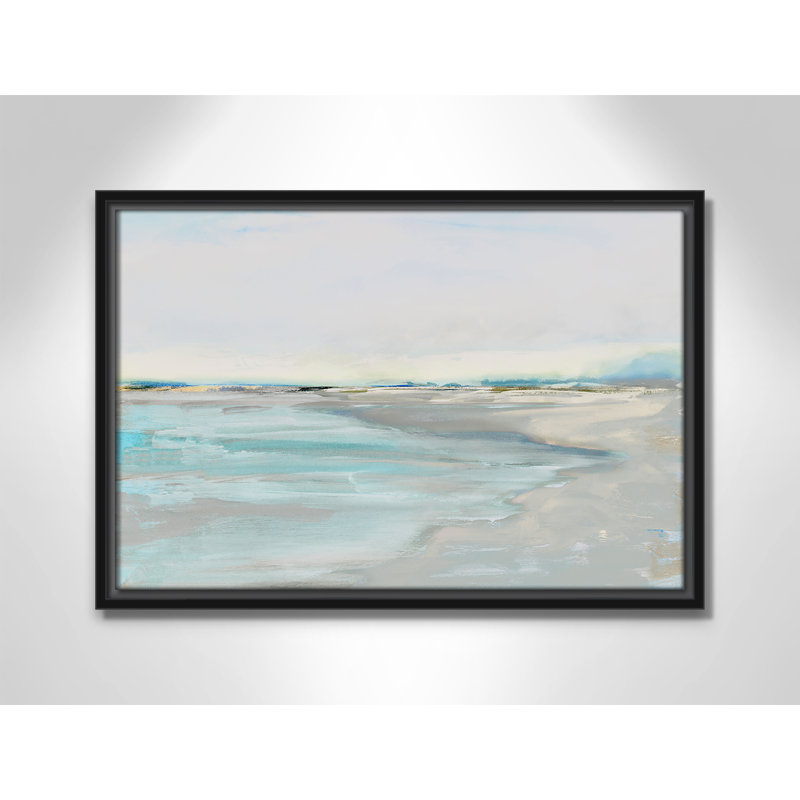 «Inlet at Dusk Print» par Val Rhodes, H 13,5 po x l 19,5 po, Noir