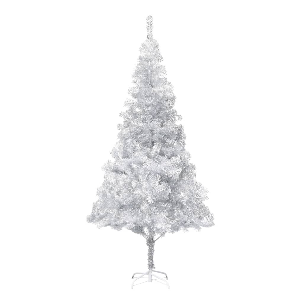 Künstlicher Weihnachtsbaum in Silber mit Ständer