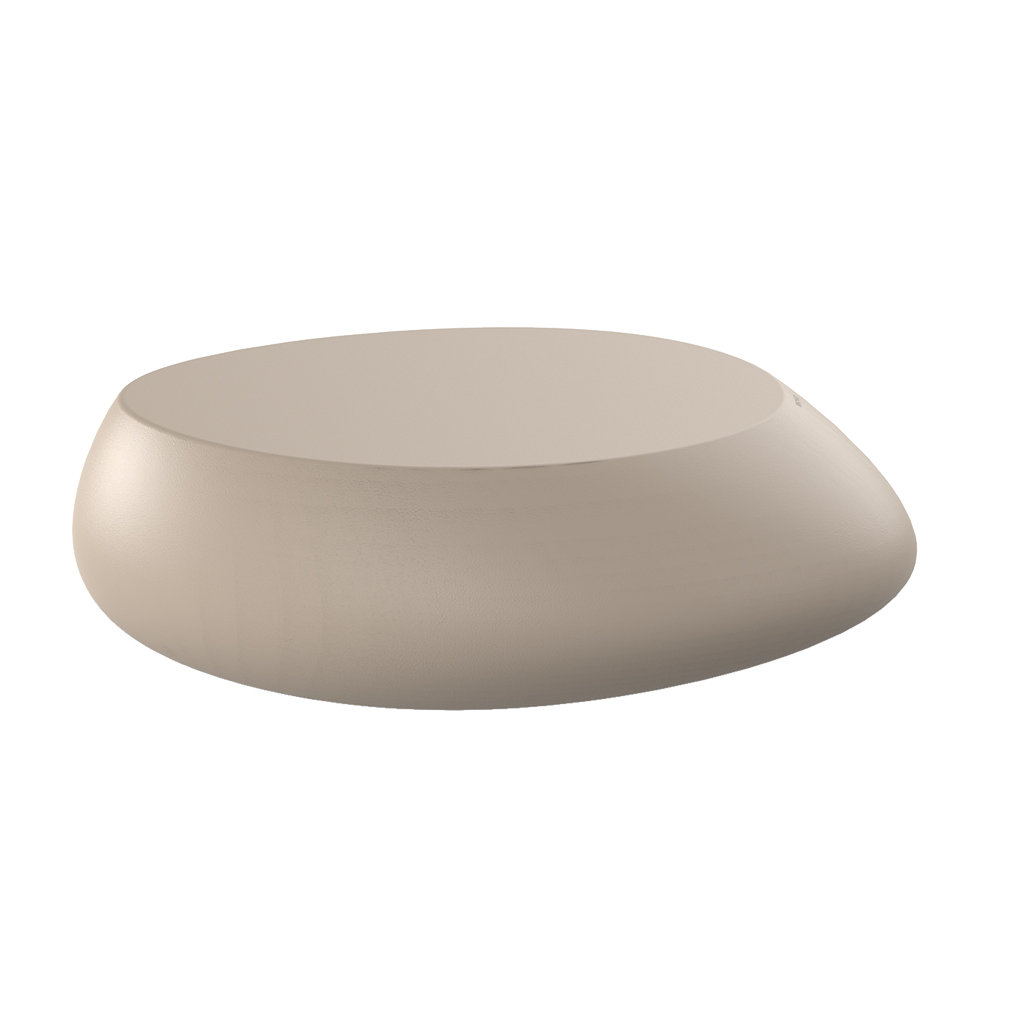 Stone 34" Patio Table, Cream