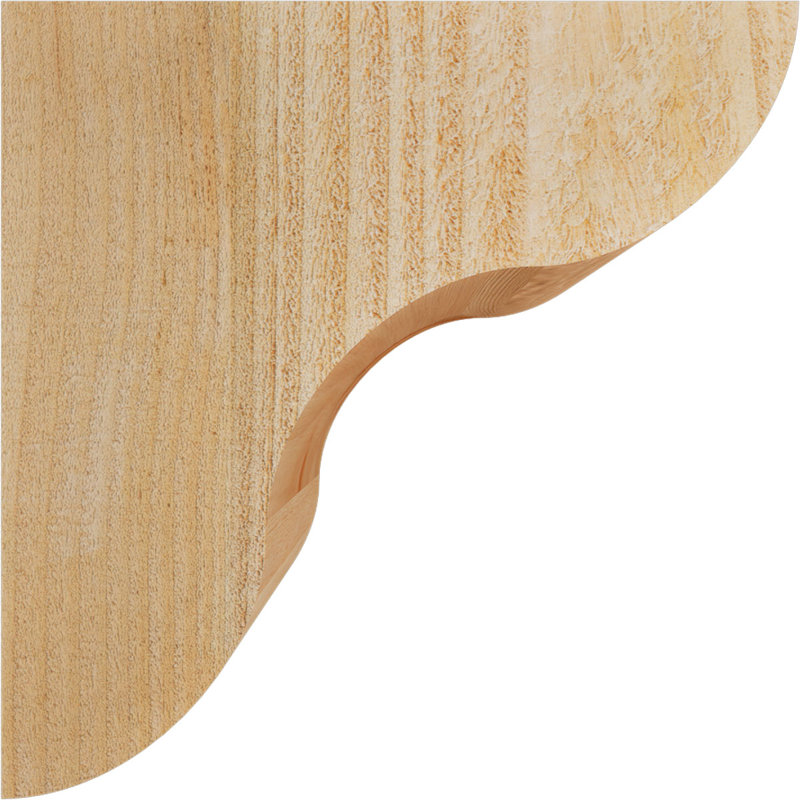 Corbeau Carmel, H 10 po x l 6 po x P 10 po, Sapin de Douglas, Sciage brut
