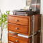 Armoire de rangement multi-rôle de style Wabi-sabi