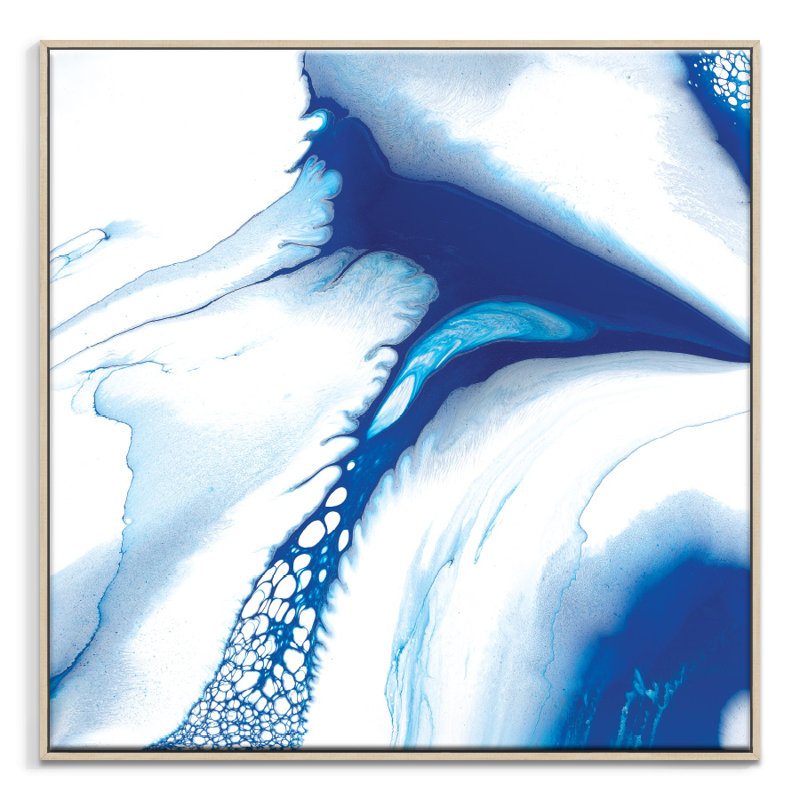 Flow 2 by Chalie MacRae - Print on Canvas, 41cm H x 41cm W, Timber