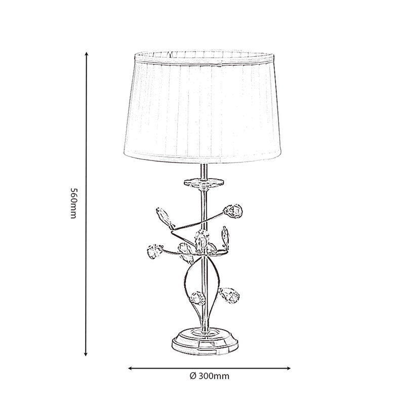 Metal Table Lamp