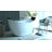 67'' x 28.7'' Freestanding Whirlpool Plastic / Acrylic Bathtub with Faucet