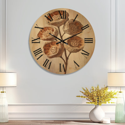 Solid Wood Wall Clock