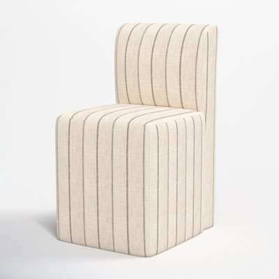 Chaise rembourrée avec roulettes Mendy