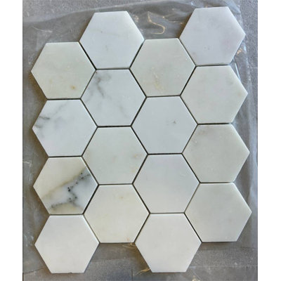Calacatta Venza 3 po hexagonal poli