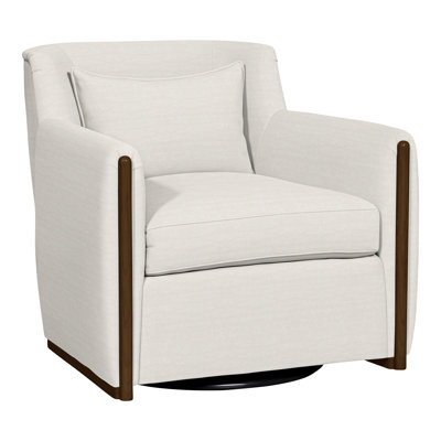 Thom Filicia Home Upholstered Swivel Armchair