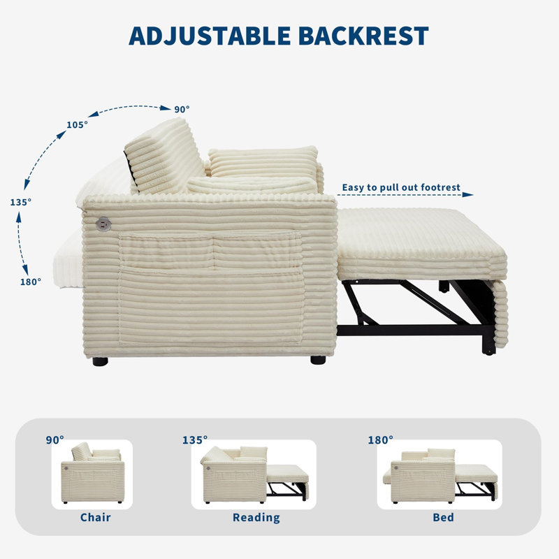 2 Seater Sofa, White Does Not Apply
