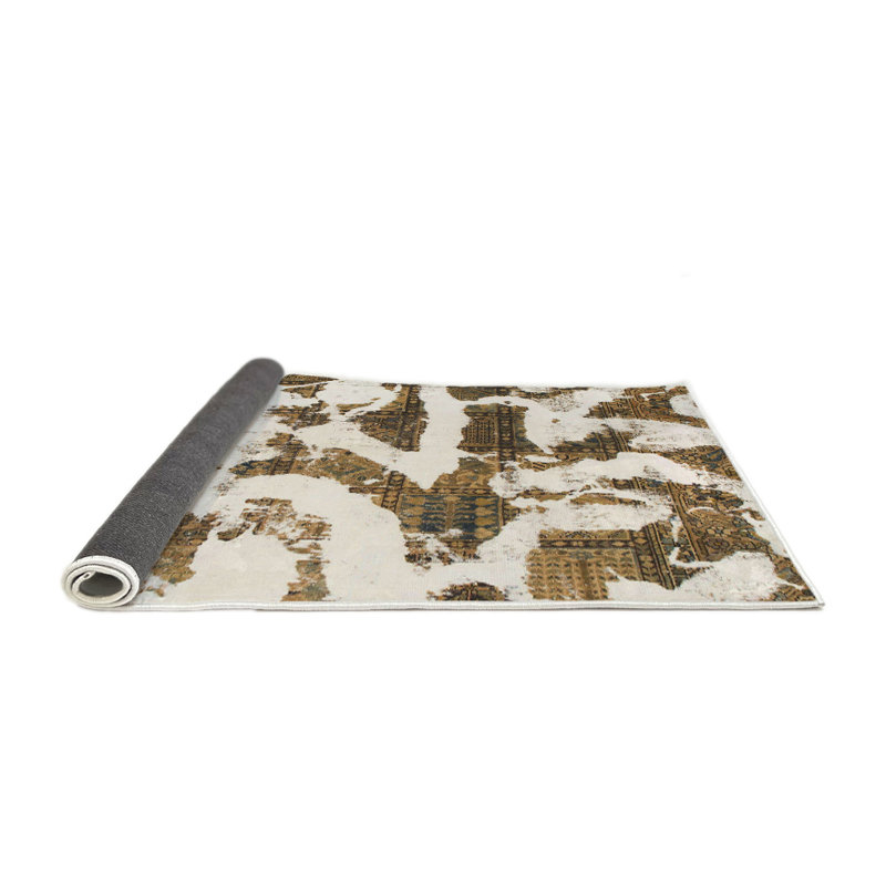 Tapis abstrait moderne 1242, Rond 8 pi