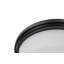 Warren - Plafonnier encastré 15 po - Bronze industriel avec verre blanc satiné