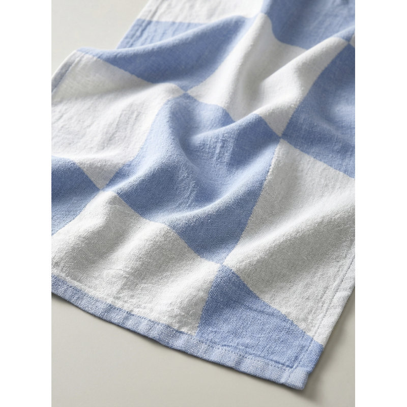Serviette en coton Blue Desert, Bleu