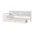 Multi-functional Bed with Study Desk and Built-in Bookshelf-715973079