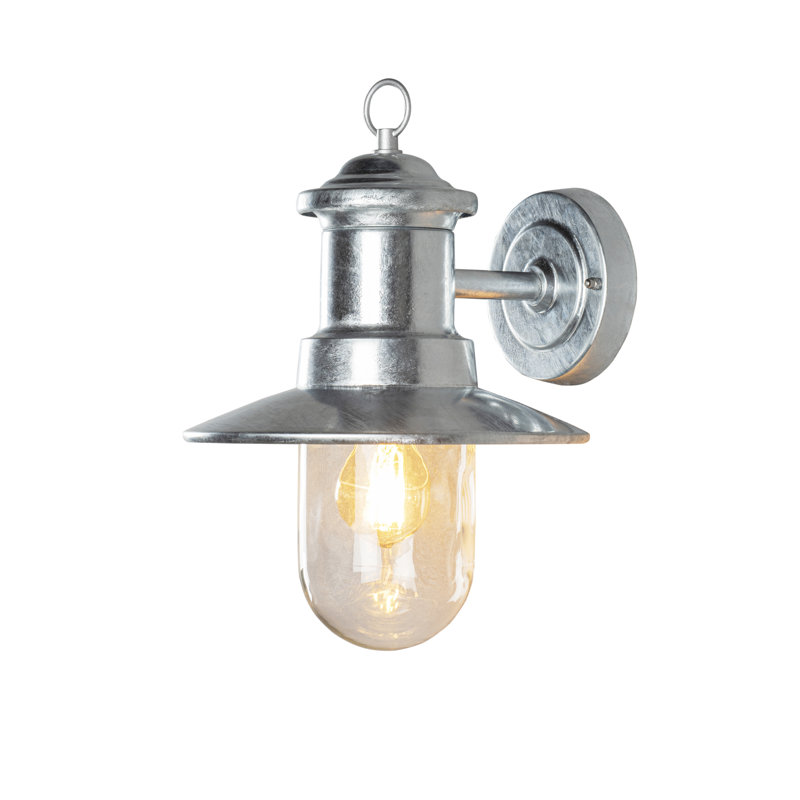 Napoli Outdoor Wall Light, Silver