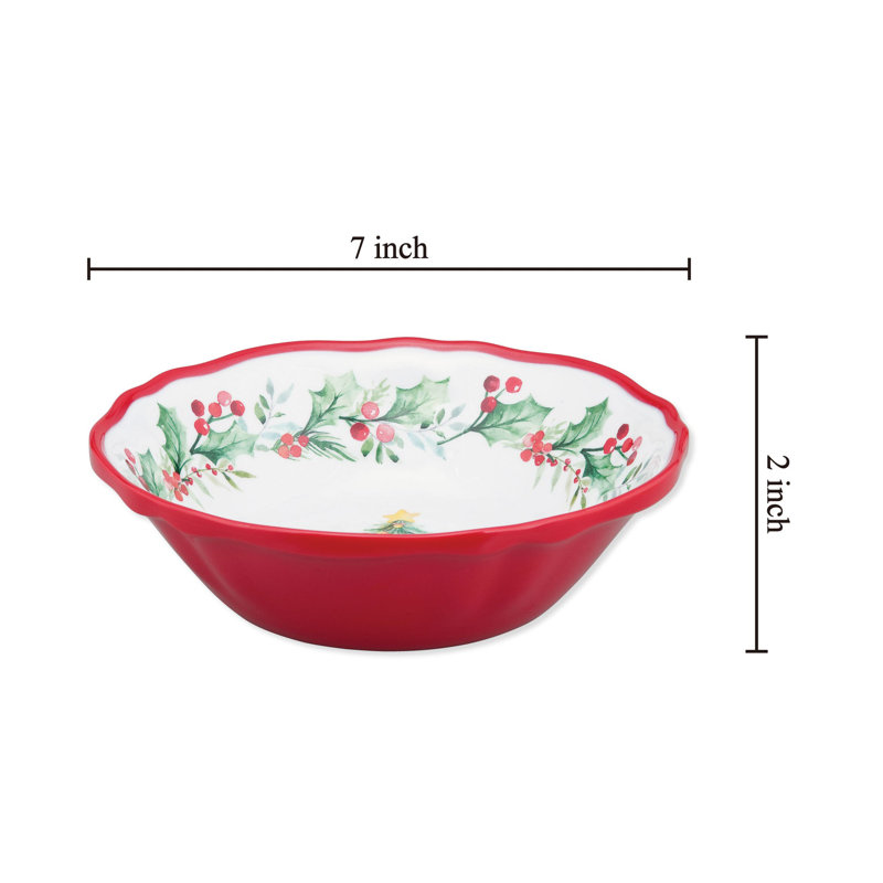 Christmas Tree, 7" Melamine Bowl S6