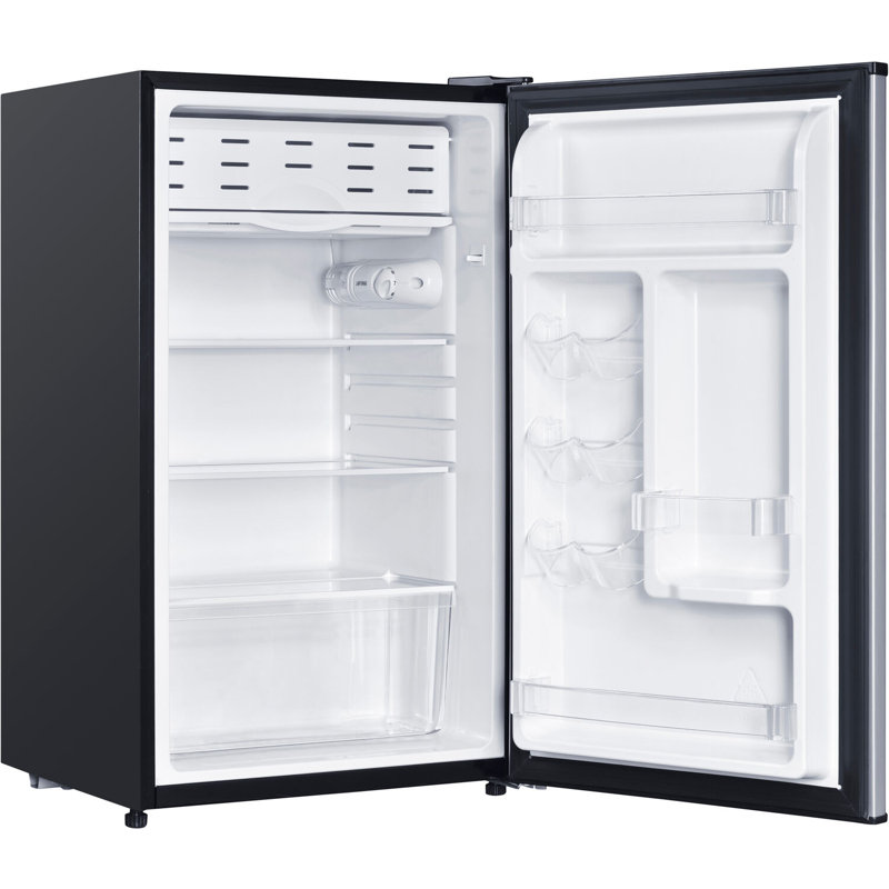 Magic Chef 4,4 pieds cubes Réfrigérateur avec congélateur, Inoxydable