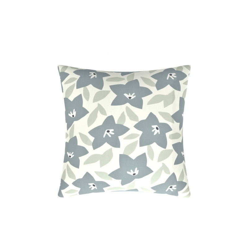Housse et insert de coussin carré 100% coton Studio Line, Lac, 22 po x 22 po