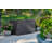 Suncast 200 Gallon Water Resistant Resin Lockable Deck Box