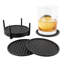 Contenant Spectrum Finley avec 6 sous-verres noirs