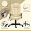 Fauteuil de bureau à haut dossier avec 6 vibrations HOMcom-1743407508