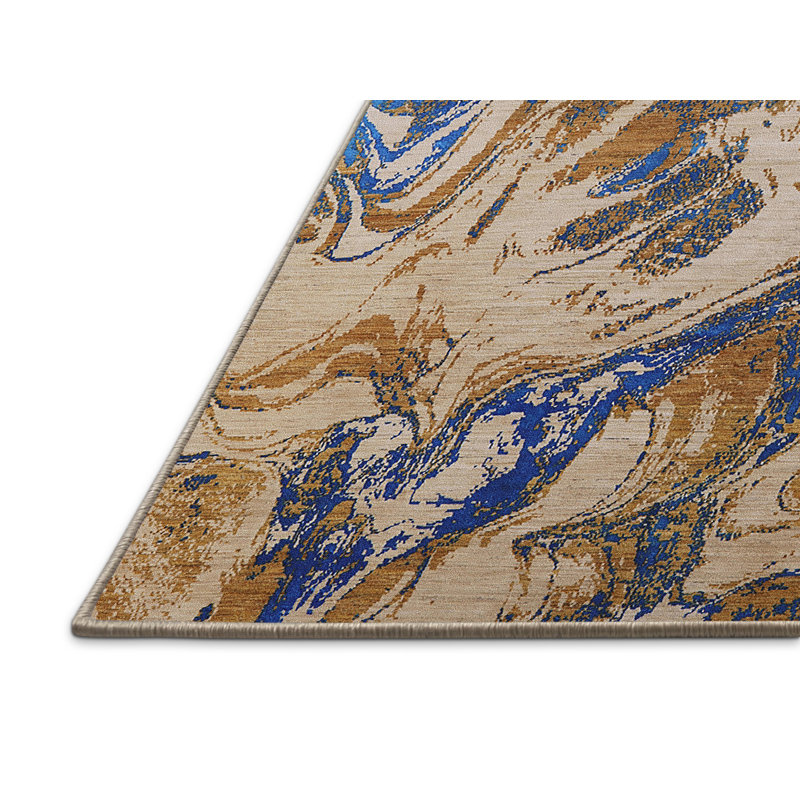 Abstract Indoor Rug, Rectangle 5' x 8'