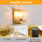 Gold Outdoor Wall Sconce Waterproof Exterior Light Fixture with Glass Shades-668526211
