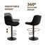 Tabouret tournant à hauteur réglable de 25 à 33 po avec repose-pieds-577804284