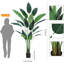 Oiseau de paradis plante artificielle - Faux palmier-342648308