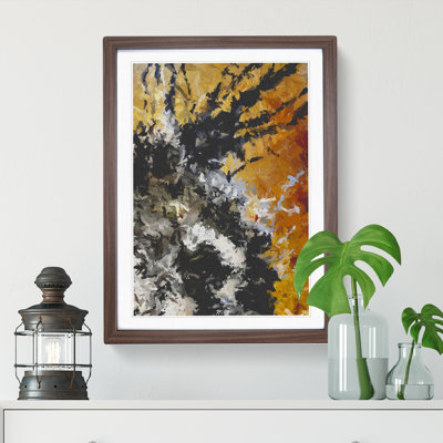 Broken Form Abstract - Wall Art