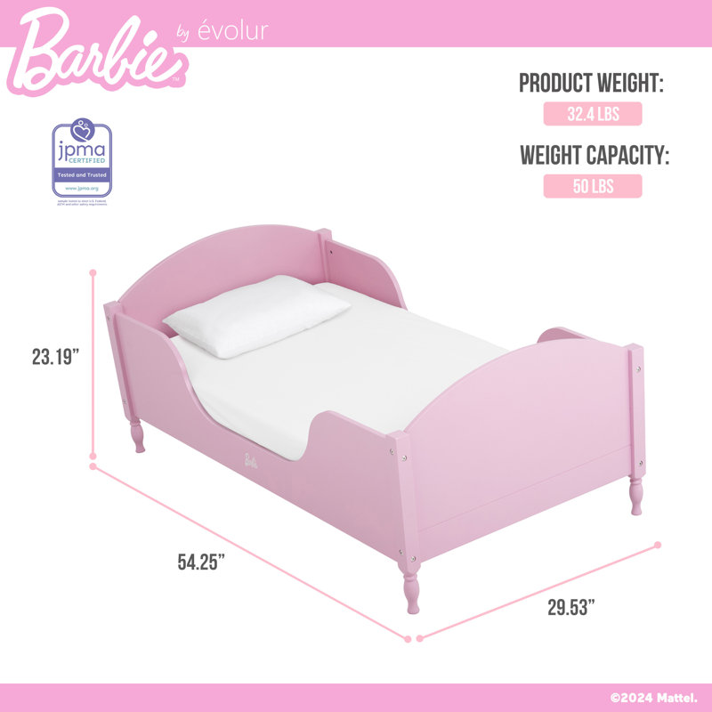 Lit pour tout-petits Barbie Dreamscape, Rose