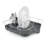 Spring Dish Rack | Rust-Resistant Stainless Steel | Gray | Sink/Surface Mount