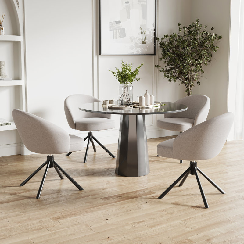 Swivel Upholstered Dining Chairs