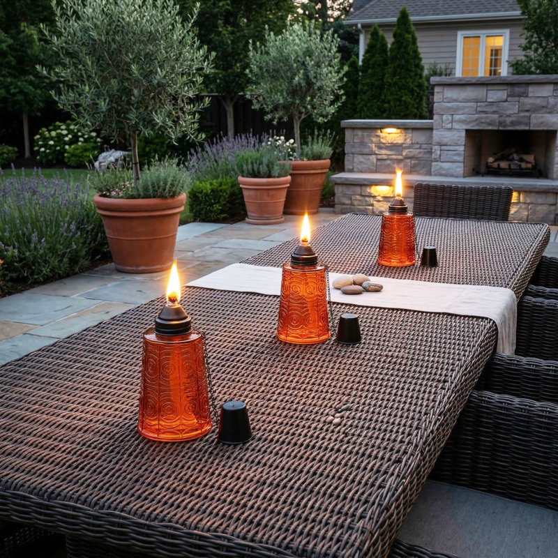 Torches Tiki Citronella, Amber