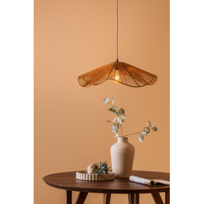 1 - Light Natural Chandelier Pendant