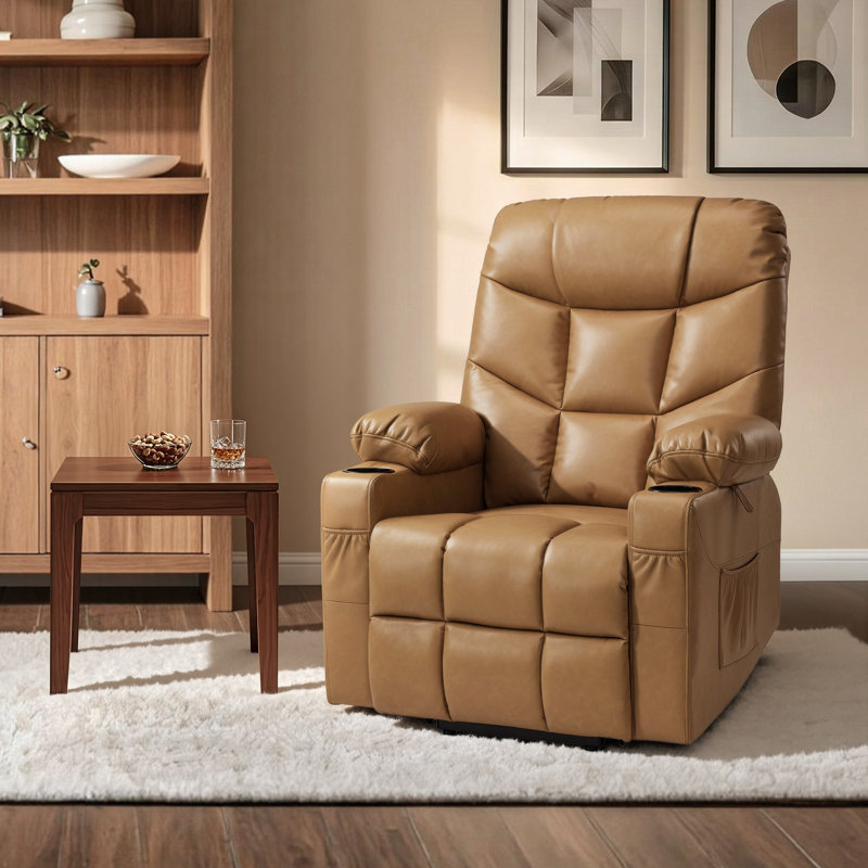 Fauteuil releveur électrique standard, similicuir