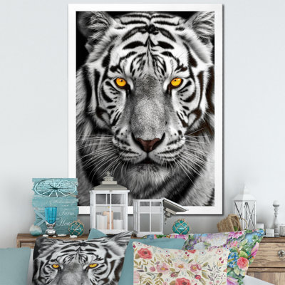 " Fierce White Tiger I "
