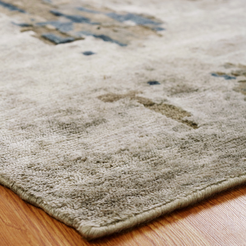 Harton Hand Knotted Area Rug, Rectangle 2' x 3'