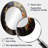 Gold And Grey Bitcoin Crypto Currency - Glam Oval Wall Mirror-960007229
