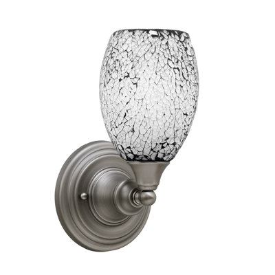 Wall Sconce With 5" Fusion Glass
